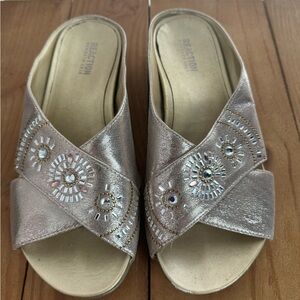 Kenneth Cole slip on fancy dress shoe slide size 9